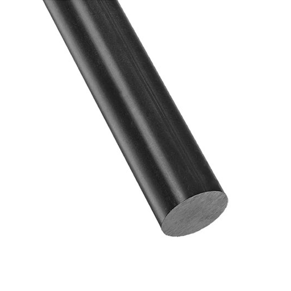 Acetal Round Plastic Rod Black 10mm Dia