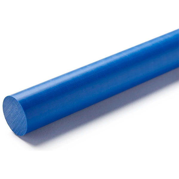 Acetal Round Plastic Rod Blue 20mm Dia