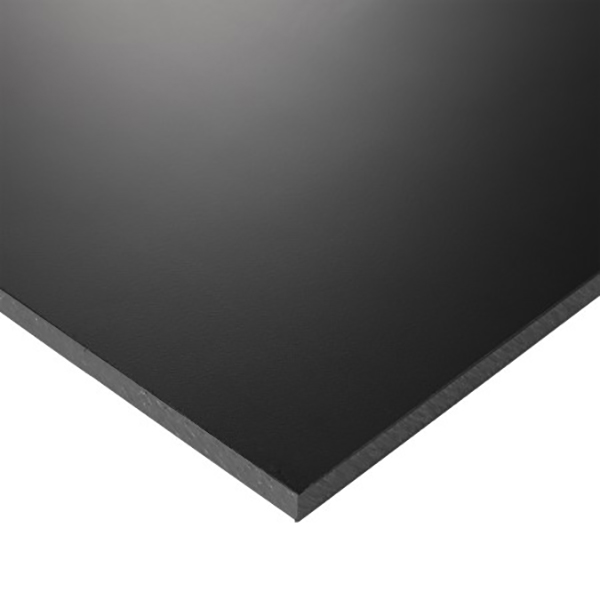 HDPE Plastic Lightweight Sheet Black 1.5mm Thick