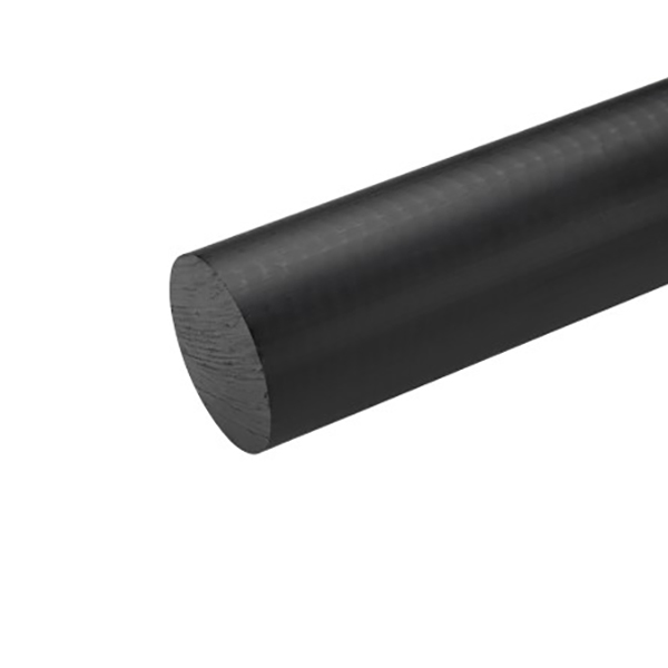 Nylon 6.6 Plastic Rod Black 100mm Dia