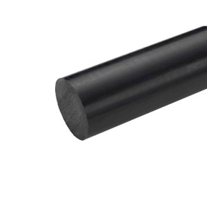 Nylon 6 Plastic Rod Black 10mm Dia