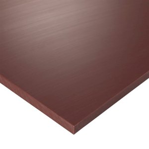 PE500 Plastic Sheet Burgundy 12mm Thick