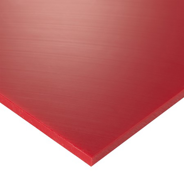 PE500 Plastic Sheet Red 10mm Thick